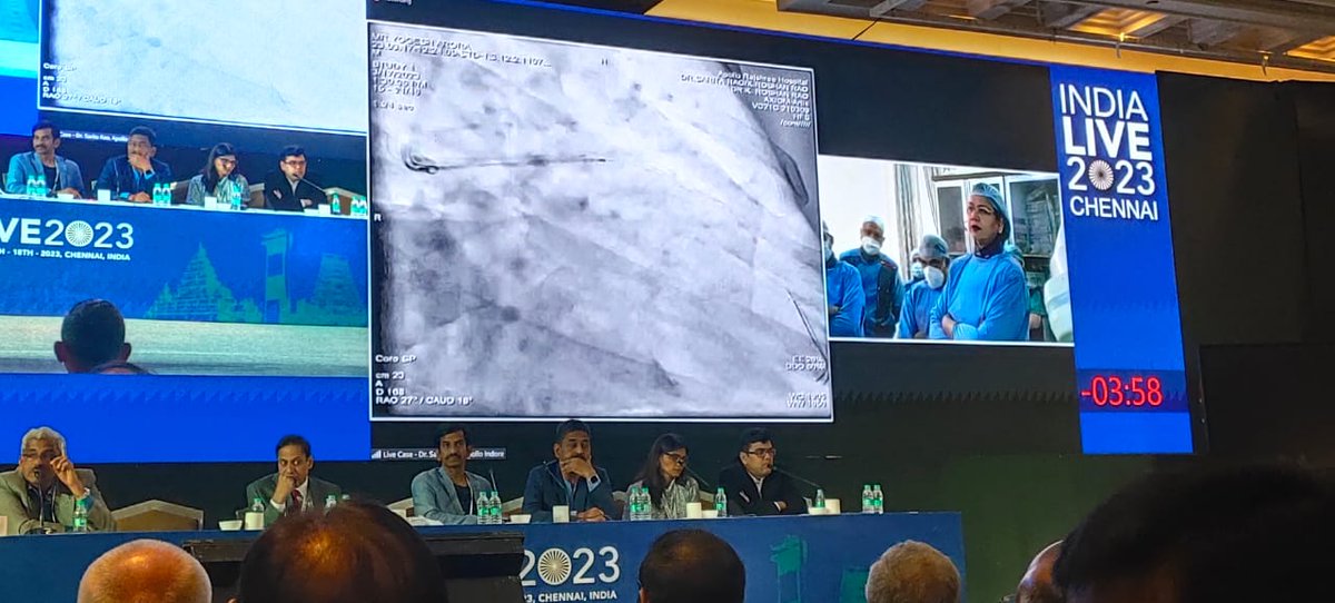 Happy  to  give a talk on PCI in LVD , moderate the LM session and do a LIVE case of ORBITAL  Atherectomy in INDIA LIVE 2023 @mmamas1973
@WomenAs1 @ShrillaB @aayshacader @Hragy @stefan_harb @RameshDaggubati @TCTConference @PCRonline #Cardiotwitter @mirvatalasnag @ShaziaTHussain1