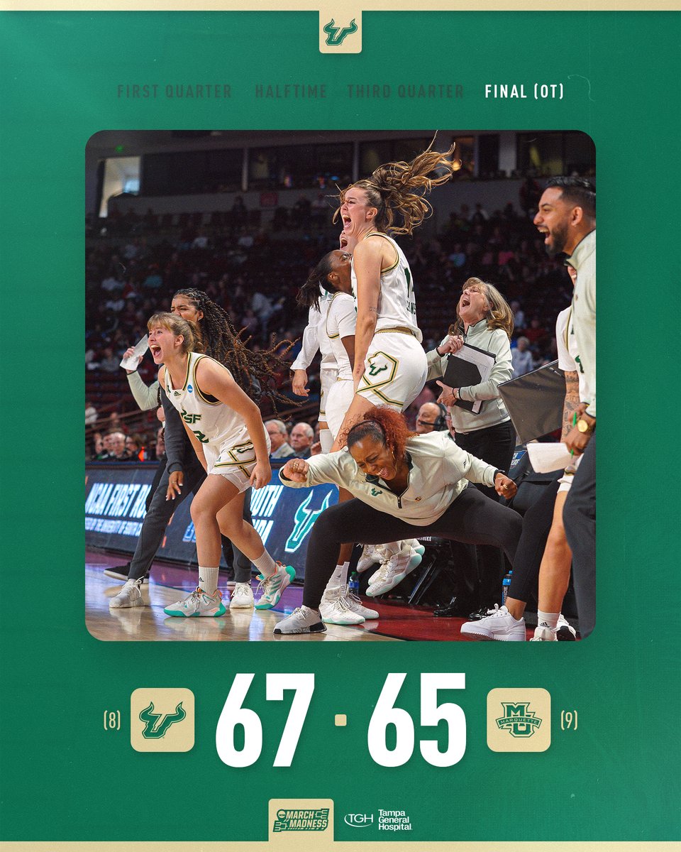 𝓦𝓮 𝓵𝓮𝓯𝓽 𝓸𝓾𝓻 𝓜𝓪𝓻𝓺 On to Round 2️⃣ #HornsUp🤘 | #RunWithUs | #MarchMadness