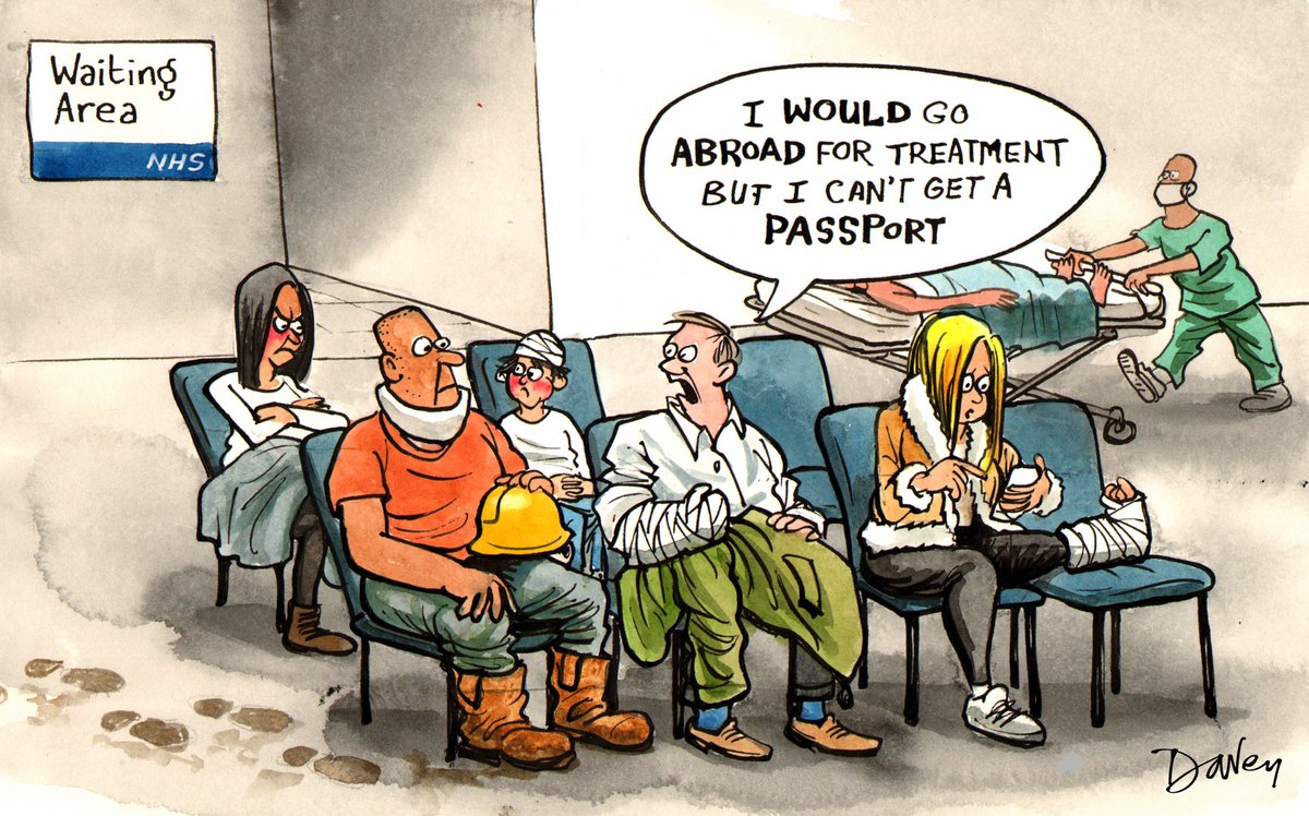 Strikes then! Here's a bit of mindless fluff in lieu of real political satire [Telegraph Saturday 18/3/23] #NHSStrikes