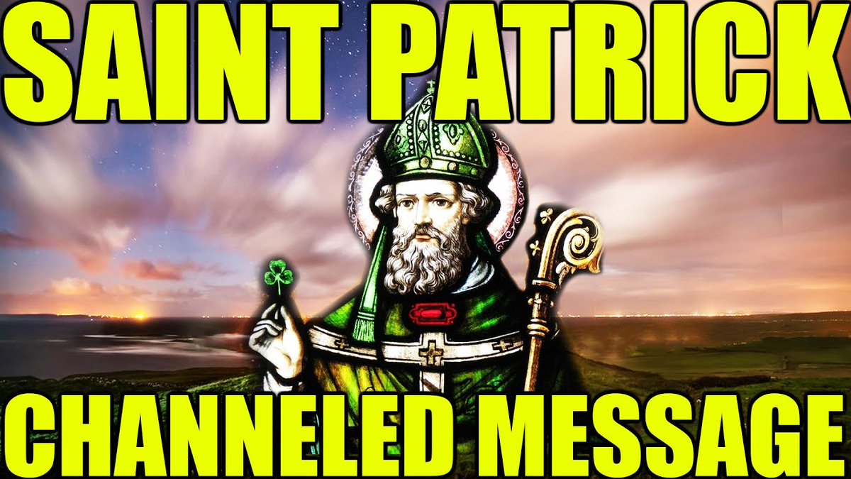 youtu.be/bUyP80p2mbI
Channeled Message Saint Patrick: Secrets of the Clover Leaf: Understanding Your Own Holy Trinity

#stpatricksday #stpatrick #stpatricksday2023