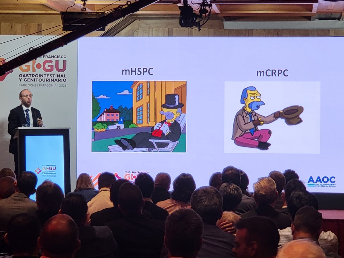 aaoncoclinica's tweet photo. Presente y pasado de las diferentes combinaciones de tratamiento en #CPRCm @GonzaloTaetti Dr. Gonzalo Taetti #bariloche23 https://t.co/TWWElHj6tJ