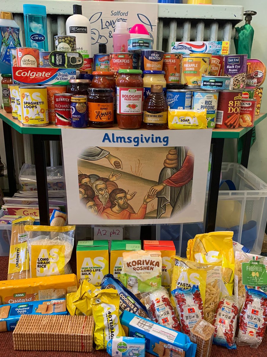 Thank you to all our wonderful Year 1 families for kindly donating much-needed items to @SalfordLoaves #Almsgiving