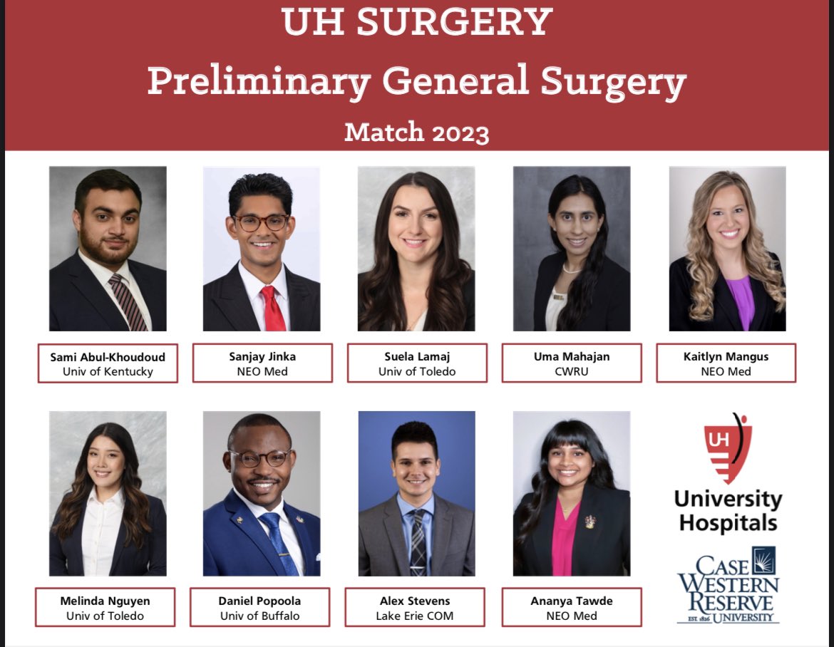 We are so excited to welcome this incredible group to our surgery family!!! We are so excited to have you and train along side you! #Match2023 #surgery congratulations to all!