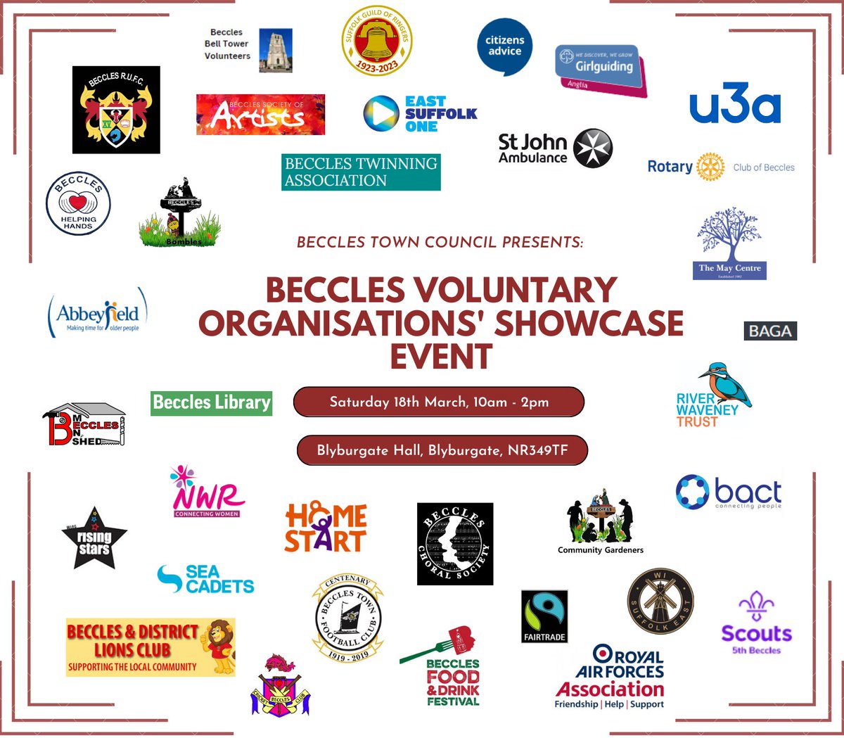 We will be at this event tomorrow. pleas come along and say hello!