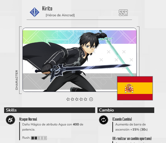 Ekoow_Fanadata's tweet photo. Much of the Spanish version of the #SAOVS database is available !
Many thanks to @Eiji_Kun00  &amp; @SaoVS_ES  for the translations!
> https://t.co/f7sZPWjaZZ https://t.co/ErTQsUwFyT