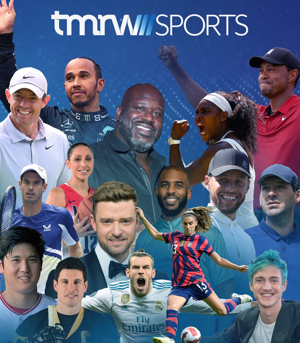 Meet the latest group of investors to join TMRW Sports: <a href="/SHAQ/">SHAQ</a>, <a href="/DwyaneWade/">DWade</a>, and <a href="/KDTrey5/">Kevin Durant</a> and <a href="/richkleiman/">Ace</a>'s <a href="/35Ventures/">35V</a>. These basketball stars know what it takes to build a great team, so we're excited to continue the momentum with them on board.