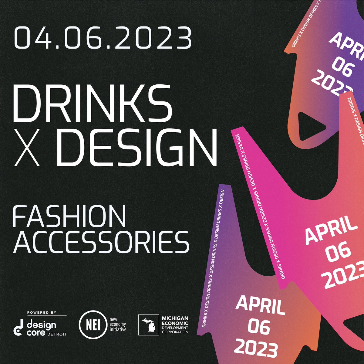 Drinks x Design: Fashion + Accessories
Durfee Innovation Society / April 6th, 2023 / 5:30pm to 8:30pm
In partnership with Life Remodeled, we are celebrating design in fashion and accessories. 
eventbrite.com/e/drinks-x-des…