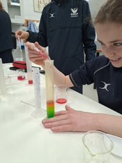 As part of Science Week, the SHS Chemistry team visited <a href="/SJS_Head/">Stamford Junior School</a> with some Chemistry prefects to add to Mrs Britton’s Y6 science class. The children participated in a ‘density column challenge’, helping to develop the pupil's scientific thinking &amp; practical skills. #BSW23
