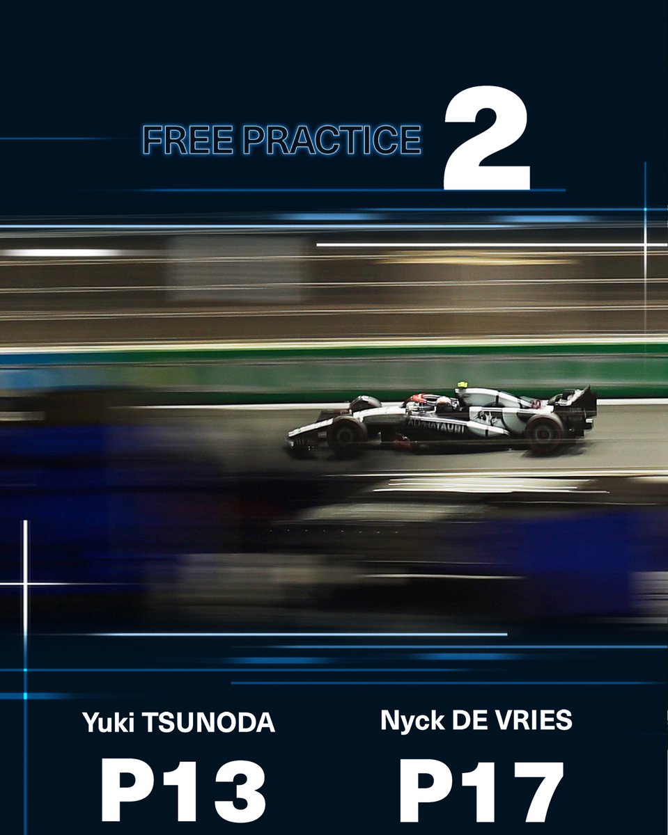 visacashapprb's tweet image. a bit of a slip since FP1, but we’ve got time make our gains before quali 💪