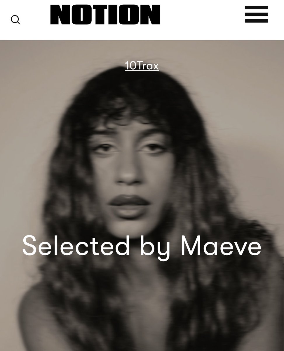 thank you <a href="/NotionMagazine/">NOTION</a>. 10 tracks to drive at night to: notion.online/selected-by-ma…