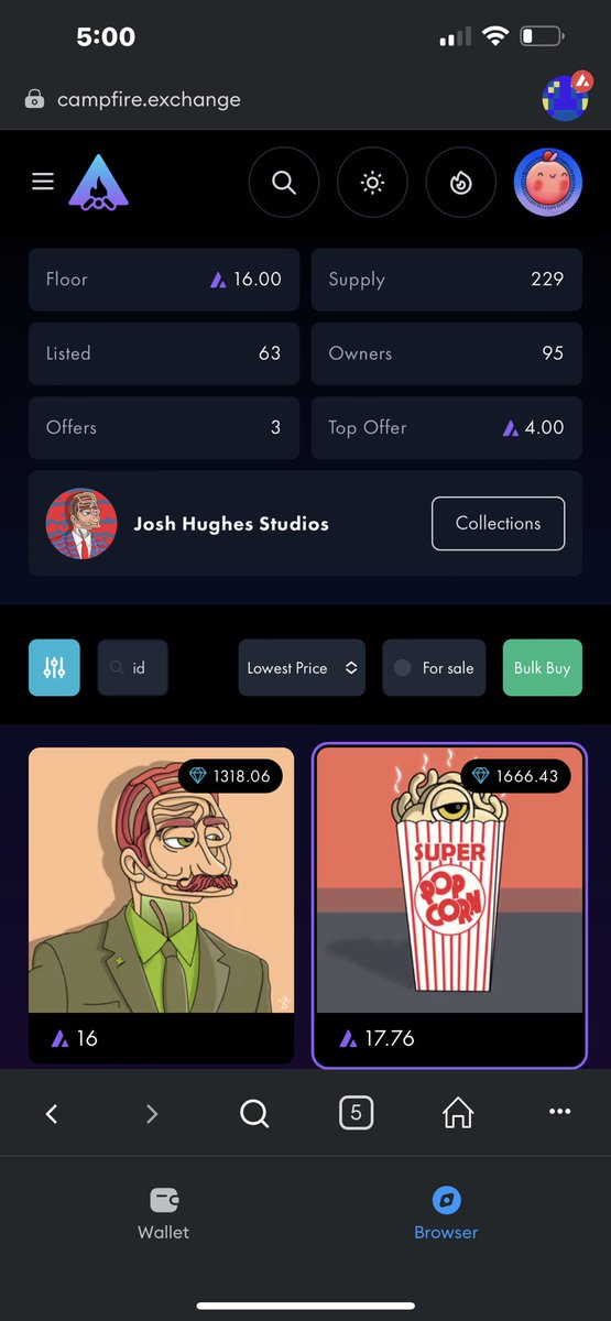 BLiZzABLaZEe's tweet image. 🐙🔺 Cuddle Fish
A 1of1 PFP Project From 
@JoshHughes___ @0xCampfire 

Alfa* Attend Flash Auction Fridays and keep an eye on the CuddleFish Auctions

Cost 
5-8 $AVAX
Floor
16 #AVAX

#Cuddlefish #AVAXNFT