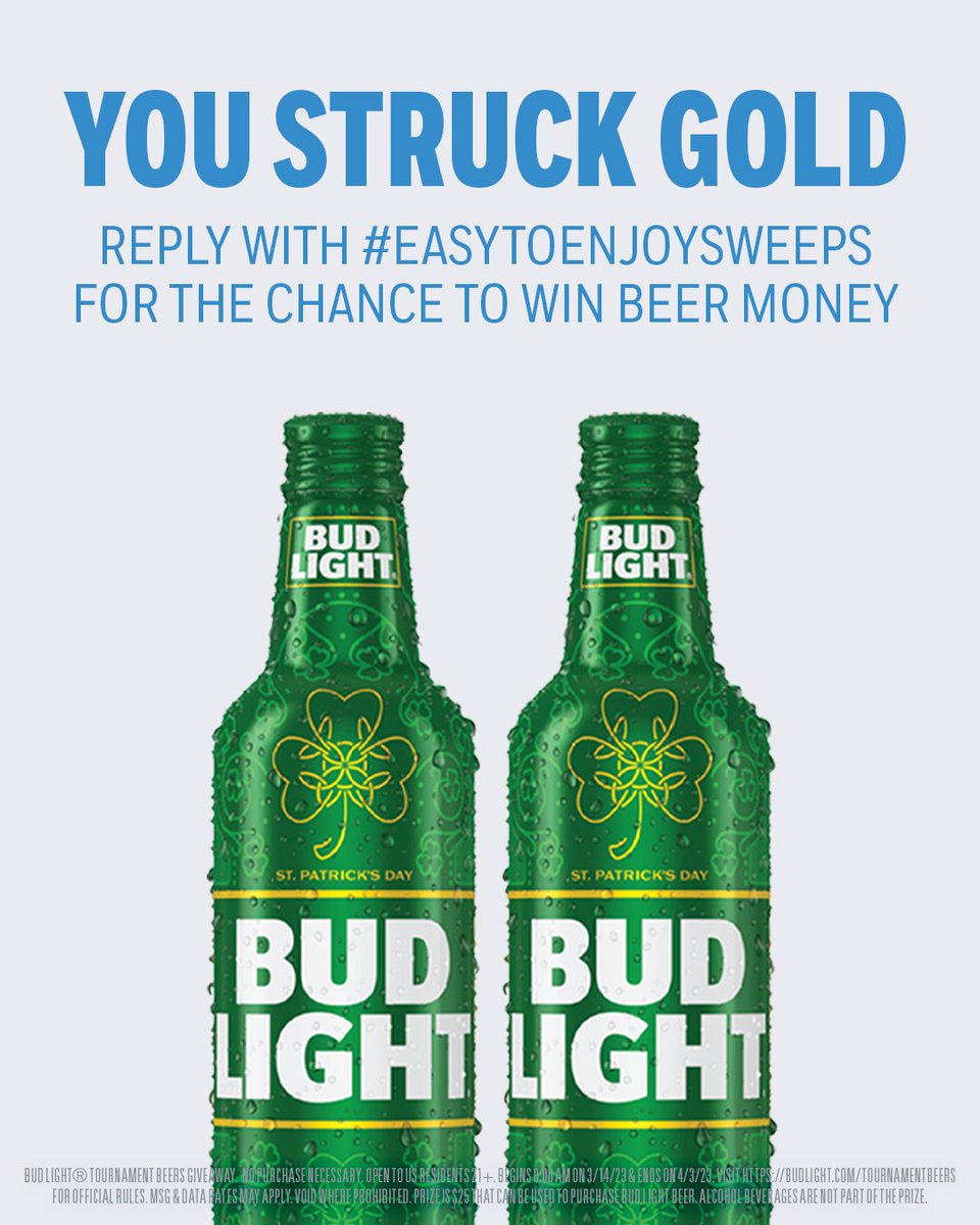 Lucky for you, we're covering the tab for game time. 💰

Win beer money from us while you kick back with basketball. Reply with #EasyToEnjoySweepstakes now to enter