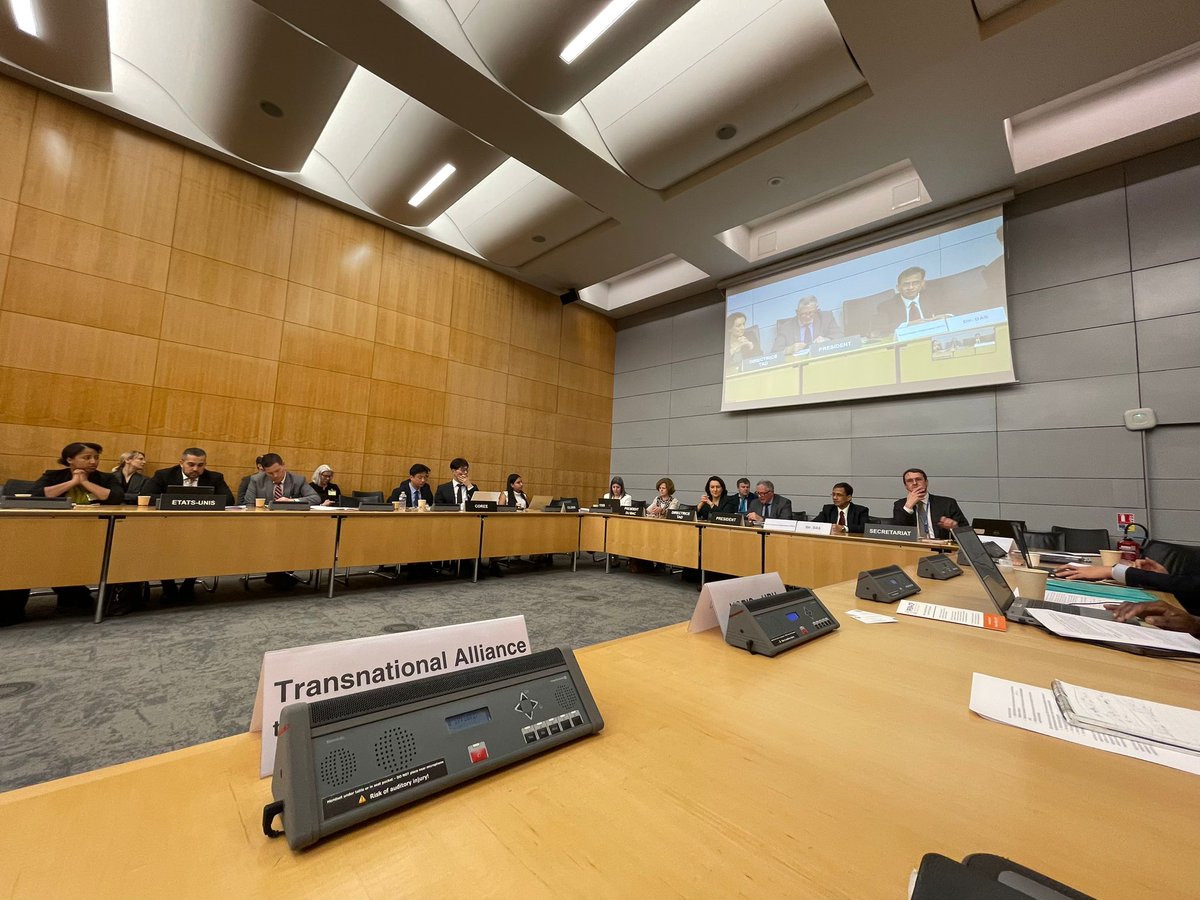 TRACIT_org's tweet photo. Concluding two days of interesting discussions - as highlighted by many - while we might be able to move faster alone, we will move farther together. Pleased to see @UPU_UN explain new work on #smallparcels. We stand with @OECD Task Force commitment to combat #illicittrade. https://t.co/08zl0ug1wp