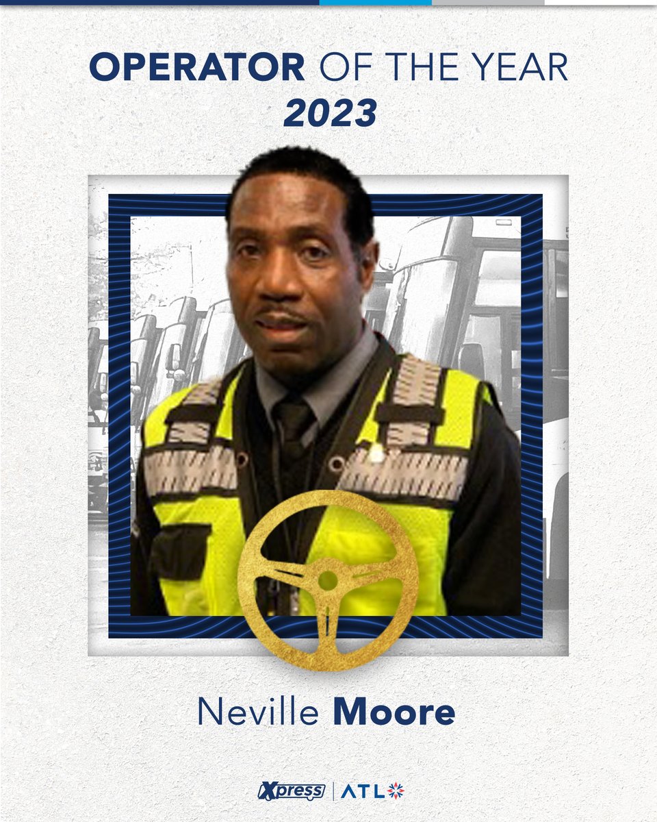 Xpressga's tweet photo. Congrats to Neville Moore for his Operator of the Year Award during our Transit Driver Appreciation Luncheon! Thank you for all that you do! #TransitAppreciationWeek #XpressGA #TheATL https://t.co/OWyLxNNPBr