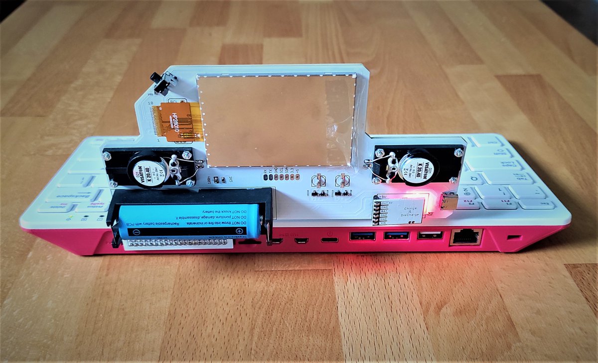 bobricius's tweet image. My #cyberdetox based on
#raspberrypi400 with 2.8" IPS SPI display.
Powered by 18650 battery
Stereo audio
#cyberedeck
Thanks my sponsors for support
patreon.com/bobricius