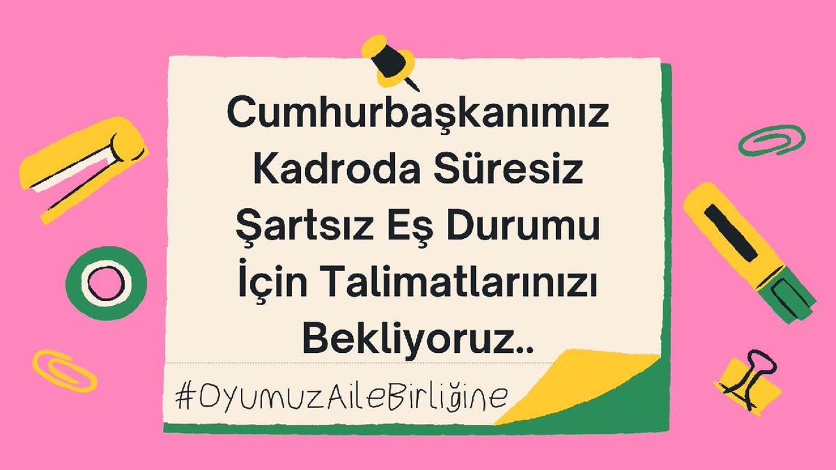 Aile bütünlüğü istiyoruz <a href="/prof_mahmutozer/">Mahmut Özer</a>
<a href="/RTErdogan/">Recep Tayyip Erdoğan</a>
#OyumuzAileBirliğine