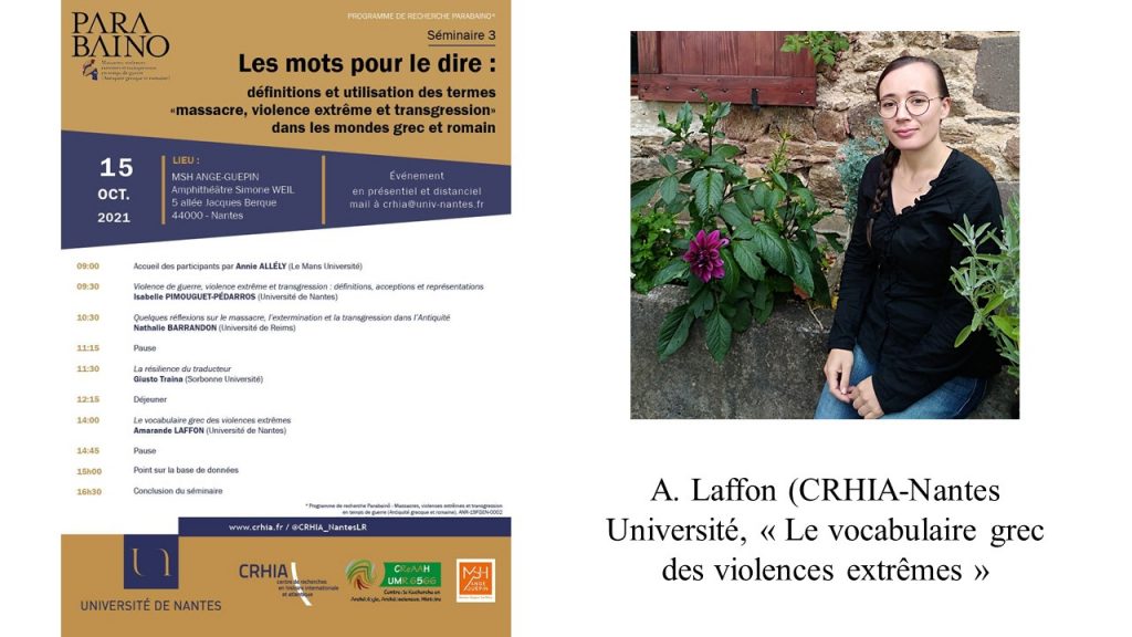 Vidéo de la conférence d’A. Laffon sur les mots grecs de la violence
#Parabainô #antiquité #histoiregrecque #laffon #violence
buff.ly/3lkpT1l