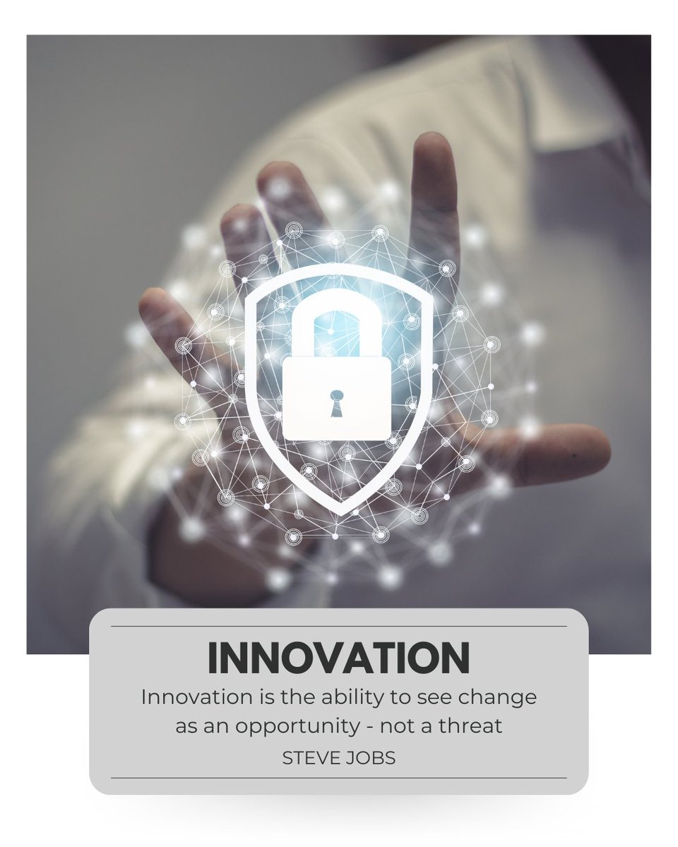 SABermudaLtd's tweet photo. INNOVATION💡is the ability to see change as an opportunity - not a threat... Steve Jobs
We pride ourselves on providing innovative security solutions, while promoting a high level of integrity for every client.

Contact us today on 292-2626 to discuss all of your security needs. https://t.co/lYgDOmM1Et