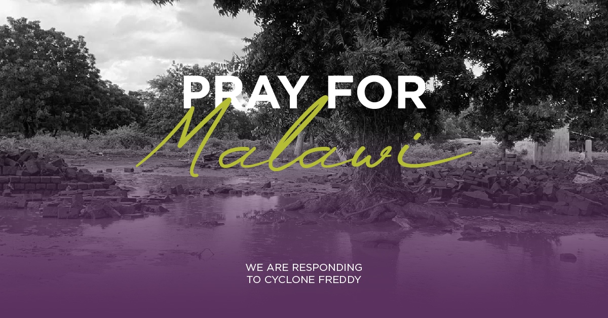WorldRenewCan's tweet photo. In the wake of recent extreme weather, we are responding to #TropicalCycloneFreddy. 

In Malawi alone, over 40,500 households have been displaced as heavy rain and strong winds washed out homes and roadways. Please pray for those affected.

Learn more: https://t.co/3s7cInHlcK https://t.co/sGcwmH5OPU