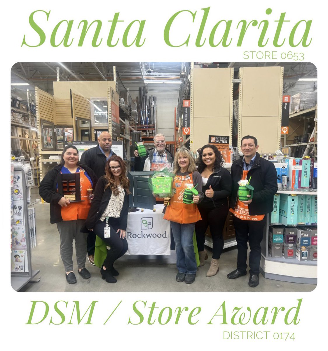 ☘️☘️☘️☘️☘️☘️☘️☘️☘️☘️☘️
…and the Shutter Award goes to <a href="/HomeDepot/">The Home Depot</a> #0653 Santa Clarita!🏆
Congratulations team! You were top in sales in 2022! Woo! Hoo! 
☘️☘️☘️☘️☘️☘️☘️☘️☘️☘️☘️
CHEERS to another year of awesome sales! 
<a href="/HomeDepot/">The Home Depot</a> <a href="/Home0653/">Home Depot 0653</a> <a href="/D174Dsm/">Omar Jimenez</a> <a href="/RockwoodShutter/">Rockwood Shutters</a>