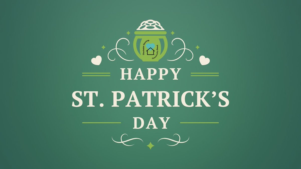 🍀Happy St Patrick's Day 🍀

Are you wearing green today? 🤔

#charitablegamingcommunitygood #stpatricksday