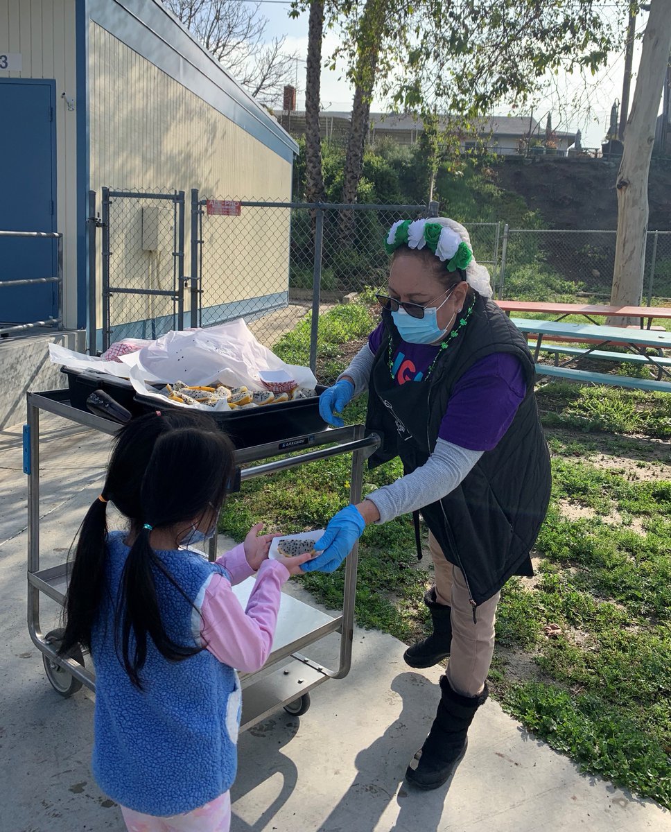 NutritionRUSD's tweet photo. The students at Hollingworth Elementary tried dragon fruit for the first time today. They said that it was juicy and very sweet! @hollingworth_el #FreshFruitandVegetableProgram #FFVP https://t.co/WA6iPXSWxF