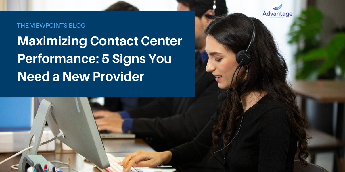 Advantage_Call's tweet photo. Maximizing Contact Center Performance: 5 Signs You Need a New Provider

In this article, we'll explore the five signs that suggest it's time to switch to a provider that can help you maximize contact center performance.

#contactcenter #customerservice
https://t.co/0a02eyDpyJ https://t.co/mmsbf8lYus