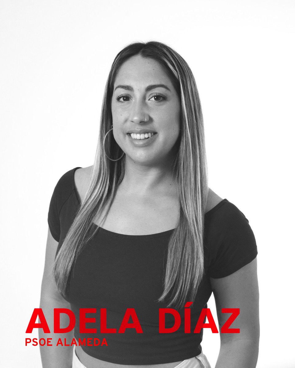 PSOEALAMEDA's tweet photo. Adela Díaz. N°4.

Educadora Infantil y Psicopedagoga. https://t.co/l9W6zdWGwr
