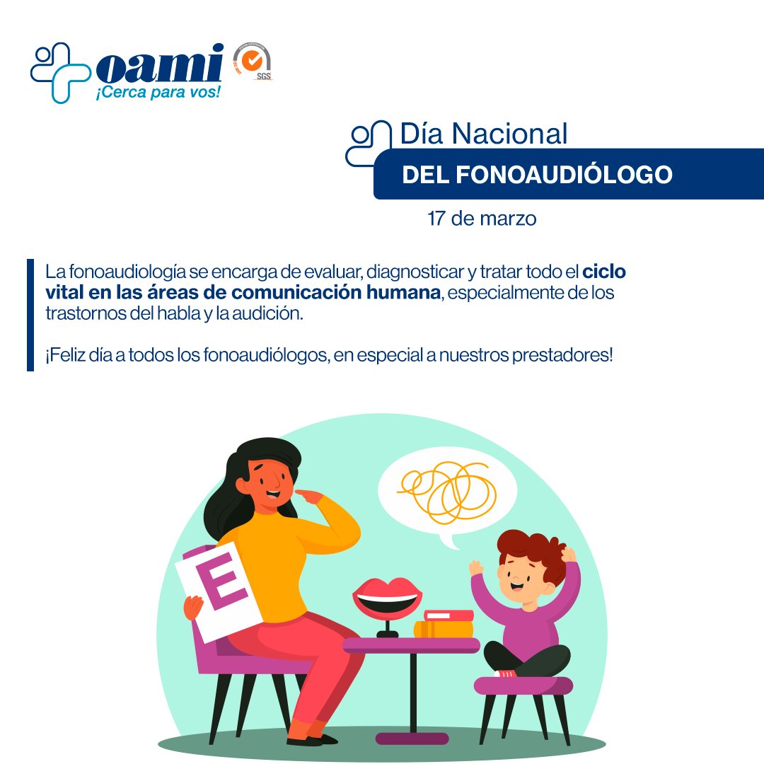 OamiPy's tweet photo. ¡Feliz Día Nacional de la Fonoaudiología! Recordemos la importancia de cuidar nuestra salud auditiva y vocal, especialmente desde la infancia. Los niños pueden beneficiarse enormemente de la intervención temprana de un fonoaudiólogo. #Fonoaudiología #SaludAuditiva #SaludVocal https://t.co/ptSgvArvXM