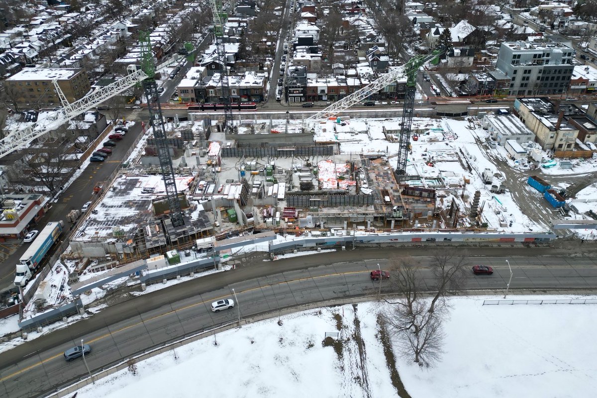 Progress at Queen and Ashbridge