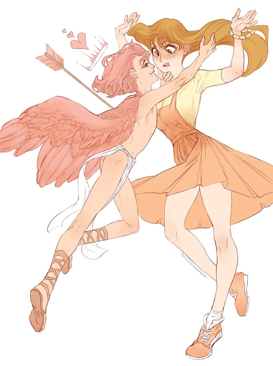 TheCuriousFool's tweet photo. Work accident causes cherub to fall in love and thus wacky adventures ensue💘 https://t.co/aFj4Zf61ou