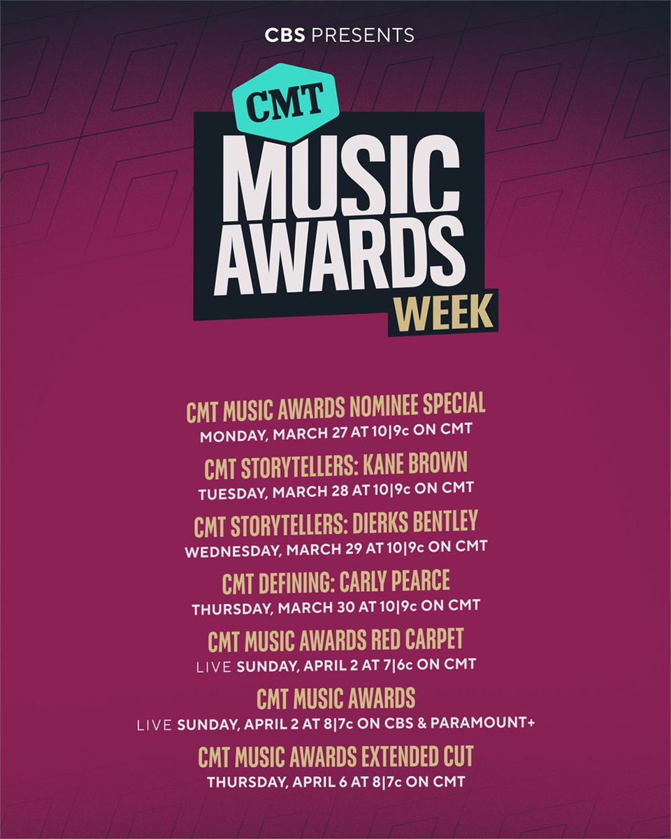 CMT's tweet photo. We're so hype for #CMTAwards Week 👏 🤗 🔥 https://t.co/2ecqtxufno