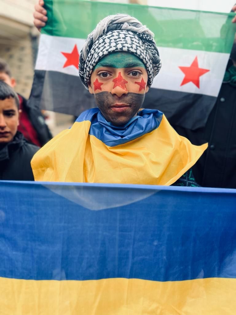 FARED_ALHOR's tweet photo. We stand with our Ukrainian friends. https://t.co/EvyHB6ZXlY