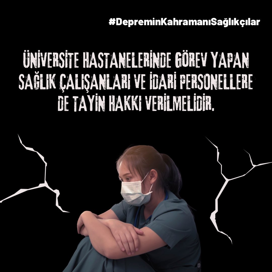hepsen_2020's tweet photo. Üniversite hastanelerinde görev yapan sağlık çalışanları ve idari personellere de tayin hakkı verilmelidir.

#DepreminKahramanıSağlıkçılar https://t.co/puhdcwKJoP