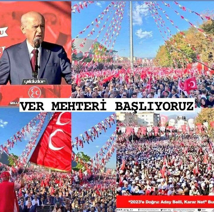 Olmaz yiğidin korkusu söylensin
Türkün Türküsü
Yaşasın Turan ülküsü
Hedefimiz #KızılElma

VER MERTERİ BAŞLIYORUZ