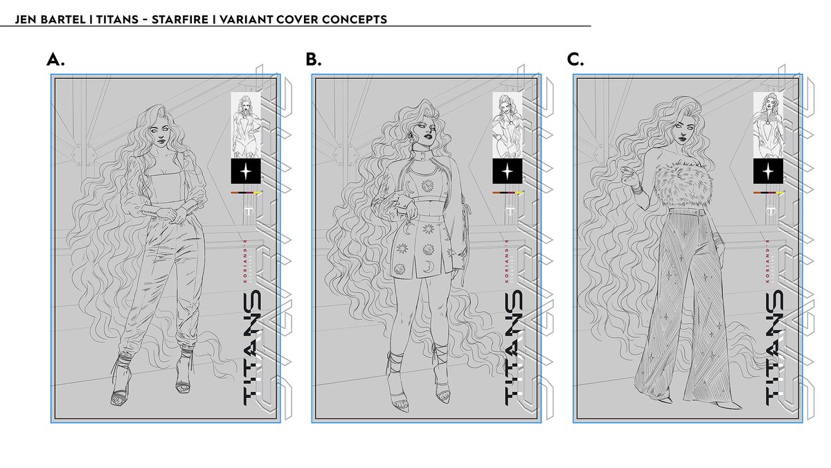 Starfire street style variant concepts! 💫 