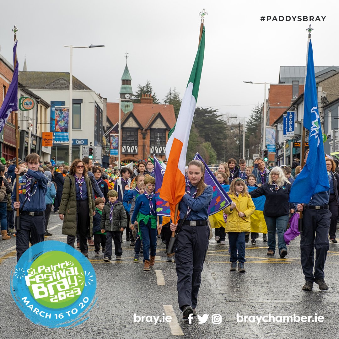 bray_ie's tweet photo. #StPatricksDay celebrated in style in #Bray!
We appreciate everyone who braved the March showers and lined the streets of the town this afternoon for the #BrayParade 👍
Read more + view the 2023 parade photo gallery ➜ https://t.co/QwsAhFgW6u
#PaddysBray #PaddysBré #LoveBray https://t.co/jjZXEmY2IW