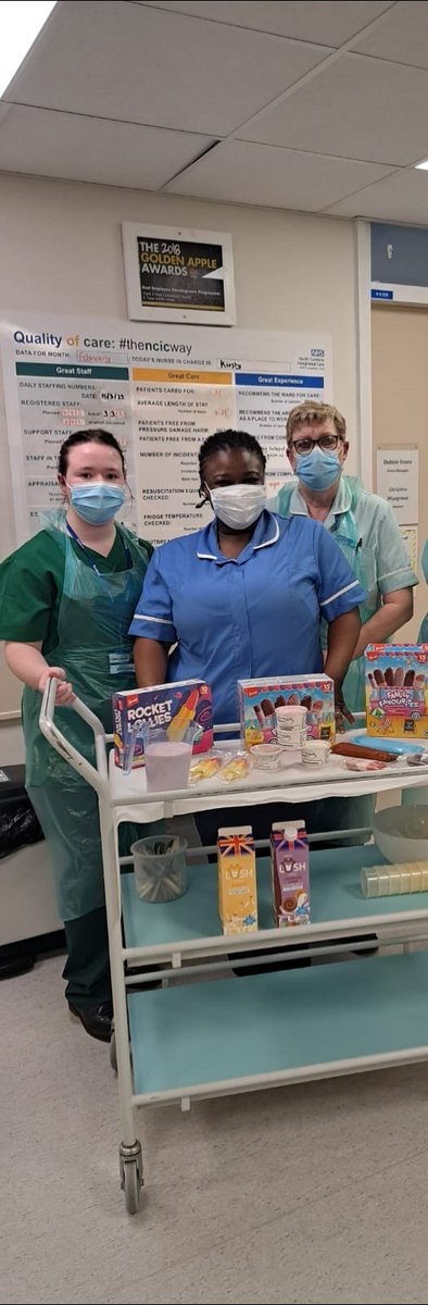 DebEvs72's tweet photo. Ward 4 has had ice lollies and milkshakes today. We have had a brilliant week taking part in @NHWeek @NCICNHS https://t.co/fVKLiYszTg