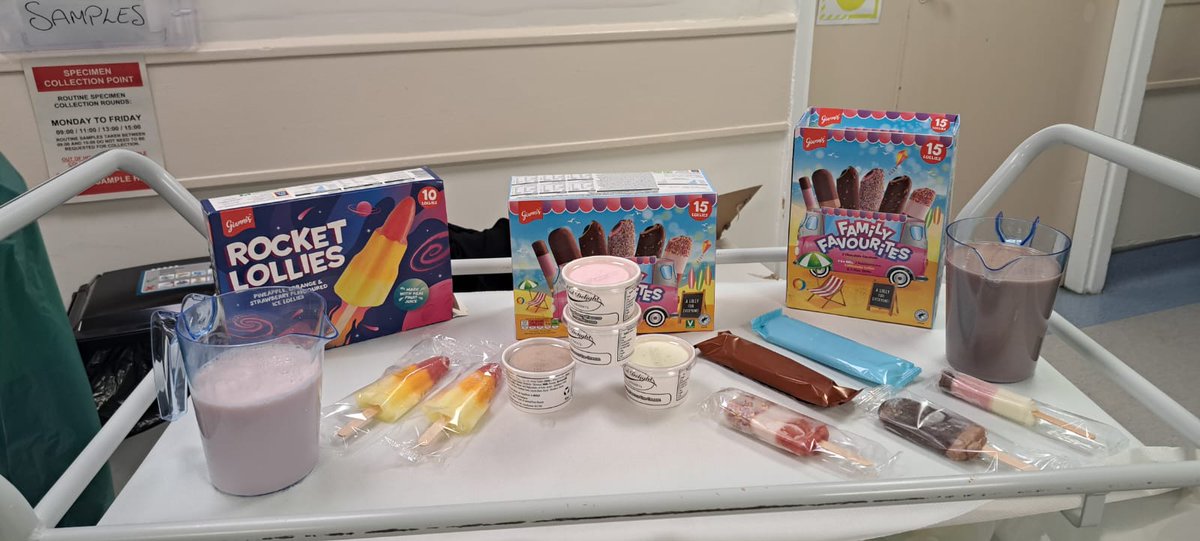 DebEvs72's tweet photo. Ward 4 has had ice lollies and milkshakes today. We have had a brilliant week taking part in @NHWeek @NCICNHS https://t.co/fVKLiYszTg