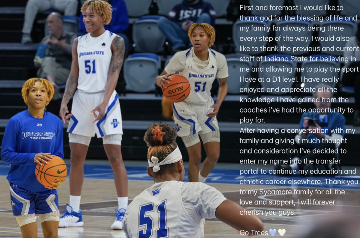 Thank you Indiana State Sycamores💙🤍