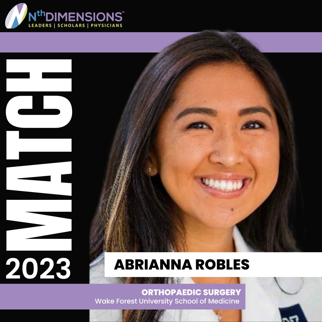 Congratulations! #nthmatch #nthmatch2023 #matchweek #match2023 #LiftingAsWeClimb #NthAlumni #NthDimensions #NthFam4Life #diversityinmedicine #ilooklikeadoctor #DiversityMatters #Ioperatelikeagirl #Residents #MATCHWEEK