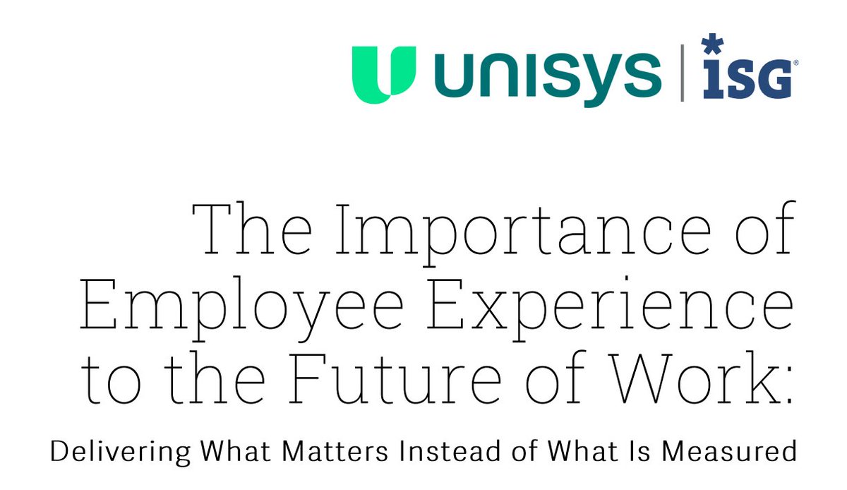 What is the secret to future-proofing your organization? Shifting from service-level agreements (#SLA) to experience-level agreements (#XLA). Explore strategies to build an effective XLA. Download this custom report by <a href="/ISG_Insights/">ISG Research</a>. spr.ly/60143fLiA

#EmployeeExperience