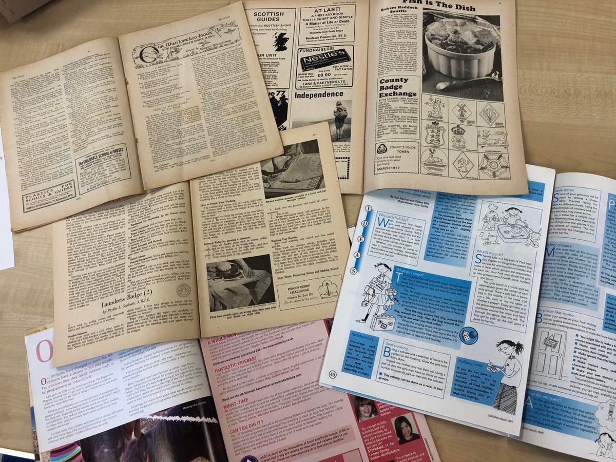 Here’s a great look at various versions of guiding magazines from the month of March throughout the years!!
Isn’t it amazing to see the differences through the years?🔍