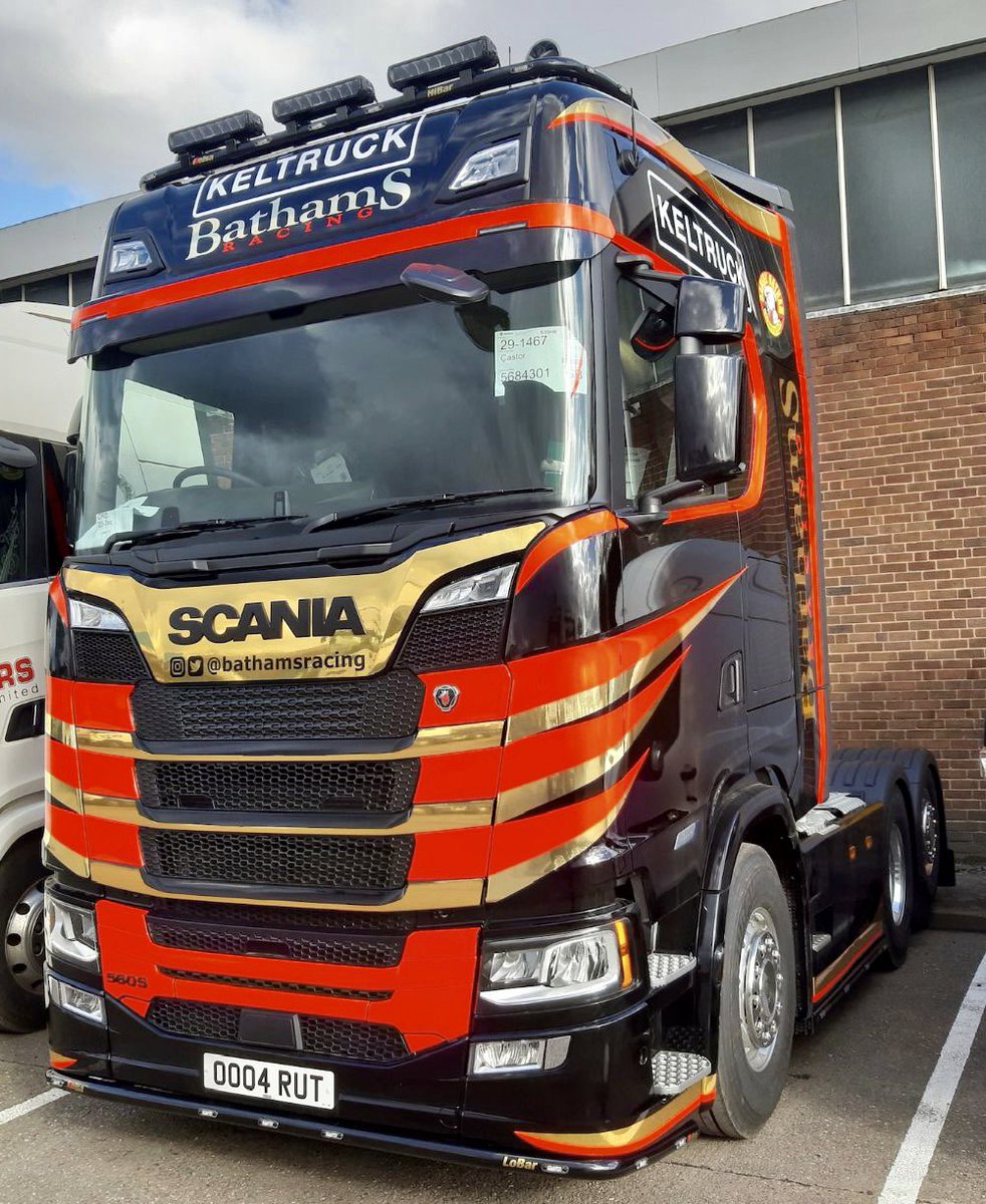 Say hello to our 2023 truck. The folk at <a href="/keltruck/">Keltruck Scania</a> absolutely on point again, making sure we travel in style and stand out nicely in the <a href="/northwest200/">North West 200</a> and <a href="/ttracesofficial/">Isle of Man TT Races</a> paddocks. <a href="/thebathams/">The Bathams</a> <a href="/michaelrutter_/">Michael Rutter</a>