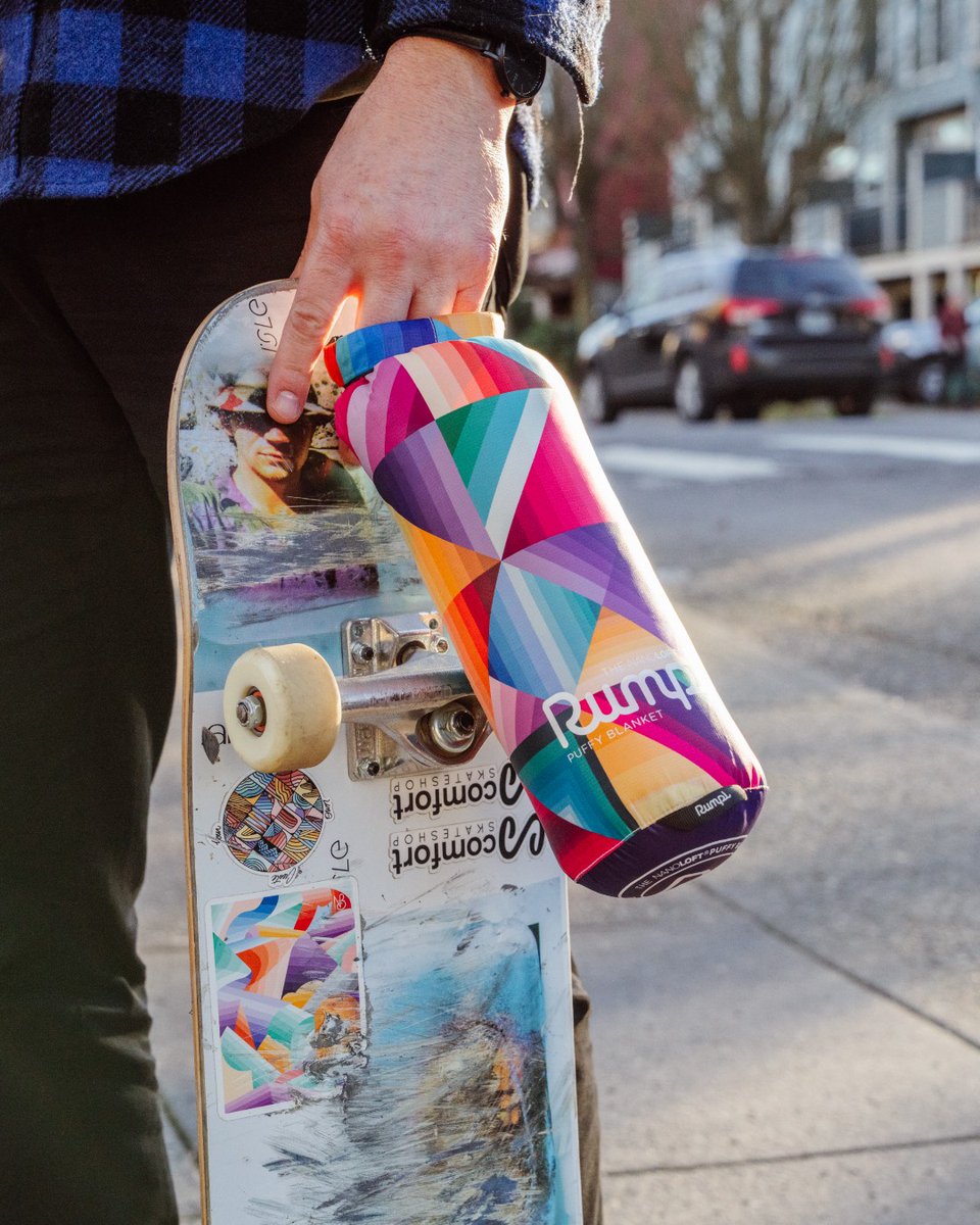 Growing up in LA, skateboarding and travel have always been a huge part of Nathan Brown's life, so we to included our most travel-ready blanket as part of this collection. Shop this and the rest of the Cozy Dimensions collection, live now at the link in bio! #gorumpl