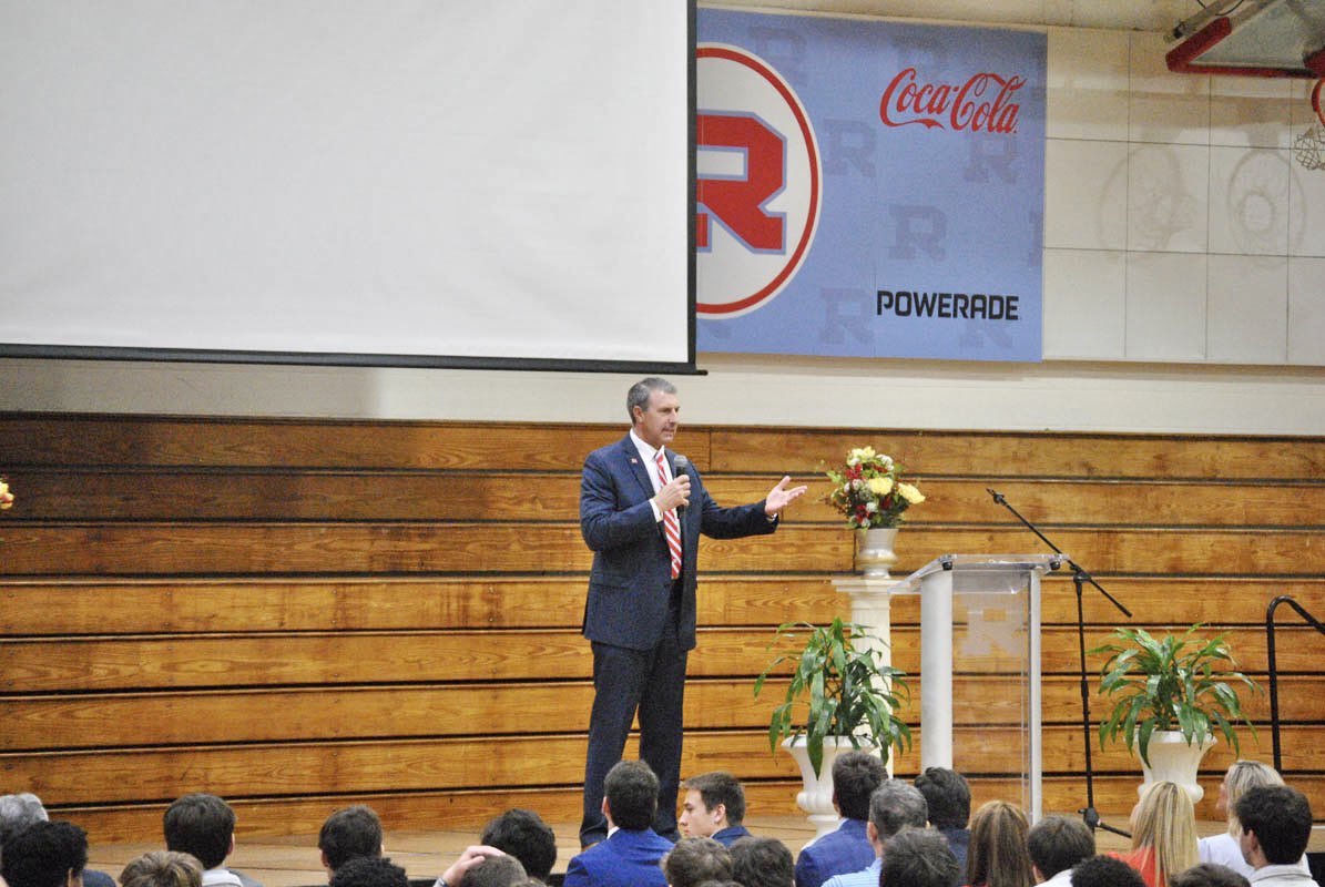 ArchRUMMEL's tweet photo. Today we celebrated Rummel Day to honor our Raider Legend and Raider Alumnus of the Year and celebrate the traditions created and maintained at Archbishop Rummel. 

Read and see more pictures here: https://t.co/IovcleSikZ 

#AlumnusOfTheYear #RaiderLegend #RummelAlumni https://t.co/Y9i85zDubp