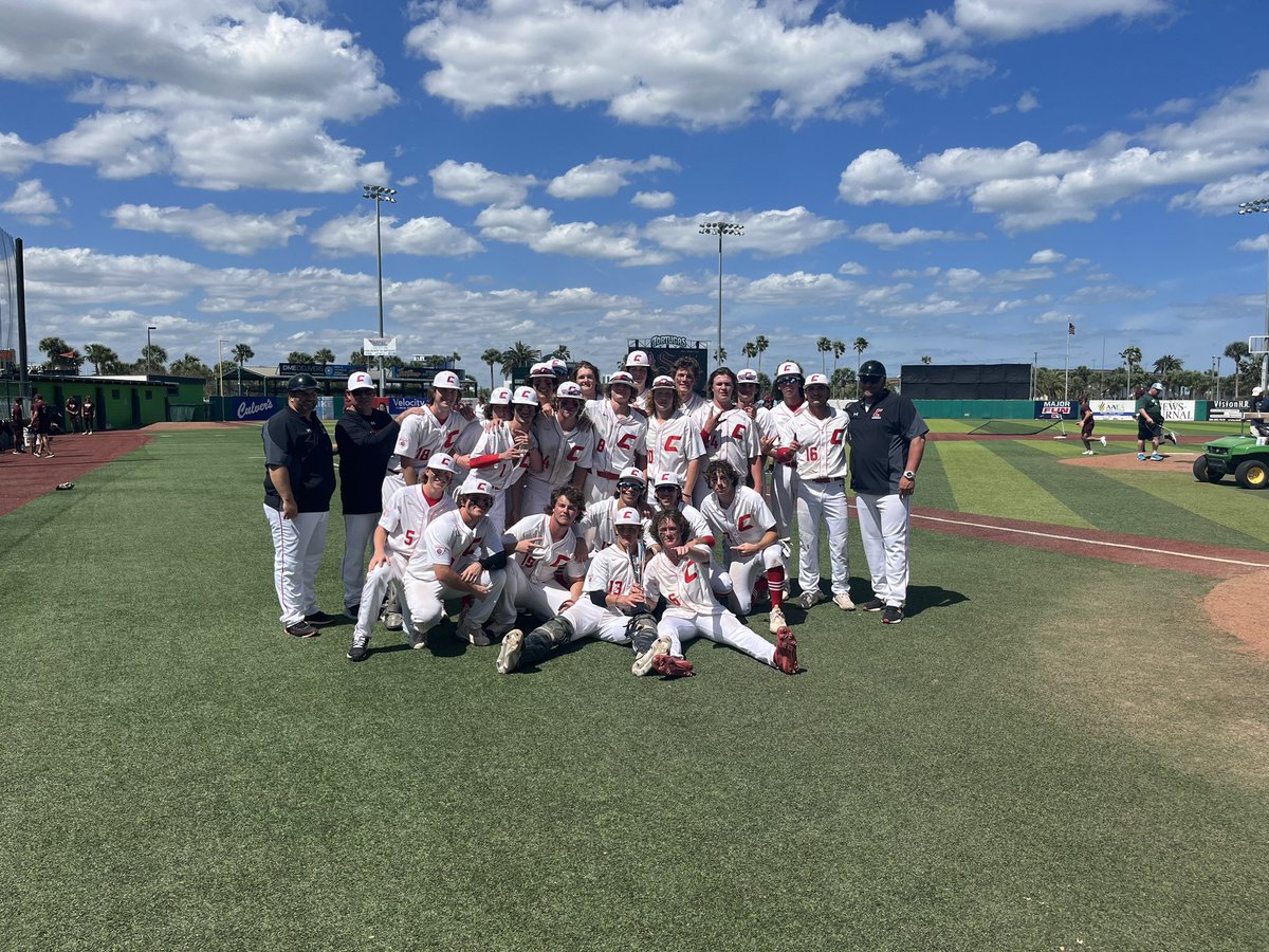 baseball_creek's tweet photo. Congrats to Creekside HS on a hard fought 4-3 10 inning walk off win against Sandalwood. Also congrats to @SwoodBall on a great week of baseball. The @C_knights_BB are your 1st Annual #42Challenge Champions. Thanks to the 9 teams that participated and the @daytonatortugas !! https://t.co/HHWd10I5qO