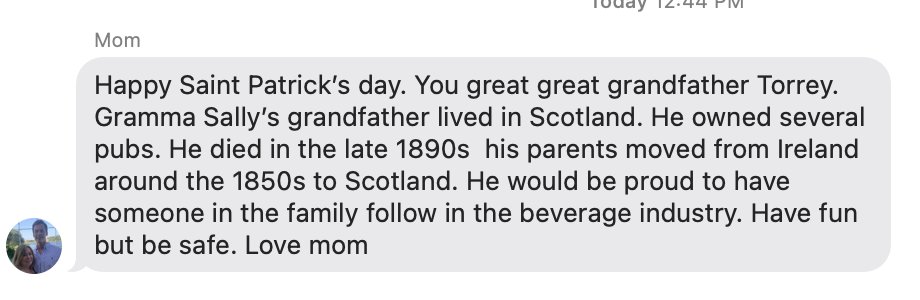 TDIL <a href="/jenpelka/">Jen Pelka</a> and I are 5th-generation hospitality/beverage entrepreneurs. From Pubs in Scotland to Jersey Diners to Champagne Bars to Wine in Sonoma 🍾🍾