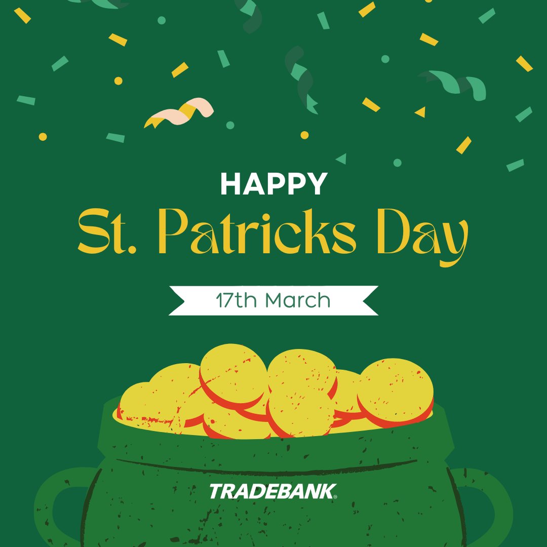 Happy St. Patrick's Day from Tradebank! We may be green like a four-leaf clover, but our bartering power is worth more than a pot of gold! 🍀💰 

#tradebank #stpatricksday #trade #barter #getmorecustomers #smallbusiness #entreprenuer