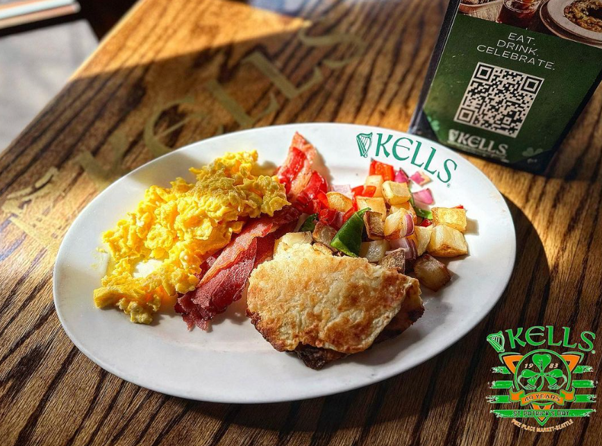 Seattle, are you ready for an authentic taste of Ireland?

 Look no further than Kells Irish Restaurant &amp; Pub! Their delicious Irish breakfast with homemade potato farl will transport you to the Emerald Isle. 

📍📸@kellsirish1916

#TheEatGuide #irishbreakfast #homemade